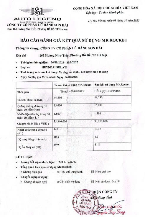 Sơn Hải Limousine Hành Trình Tin tưởng lựa chọn Mr.Rocket cho đội xe